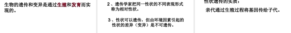 八年级生物下册 7.2.1 基因控制生物的性状课件3 （新版）新人教版