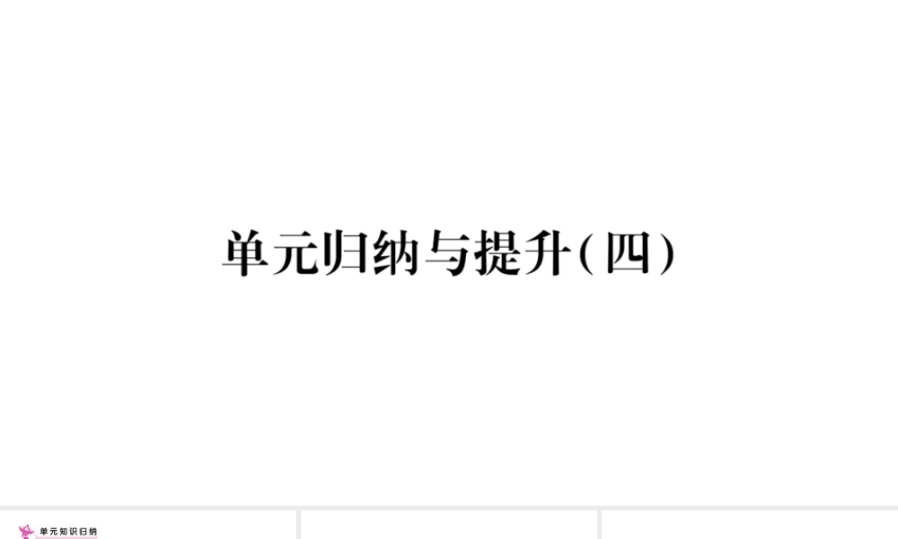 八年级生物下册 8.3 了解自己 增进健康单元归纳提升课件 （新版）新人教版-（新版）新人教级下册生物课件