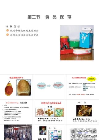 八年级生物下册 23.2 食品保存课件 （新版）苏教版-（新版）苏教版初中八年级下册生物课件