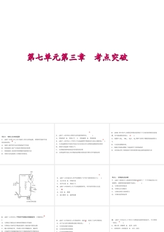 八年级生物下册 7.3 生命起源和生物进化考点突破课件 （新版）新人教版-（新版）新人教版初中八年级下册生物课件