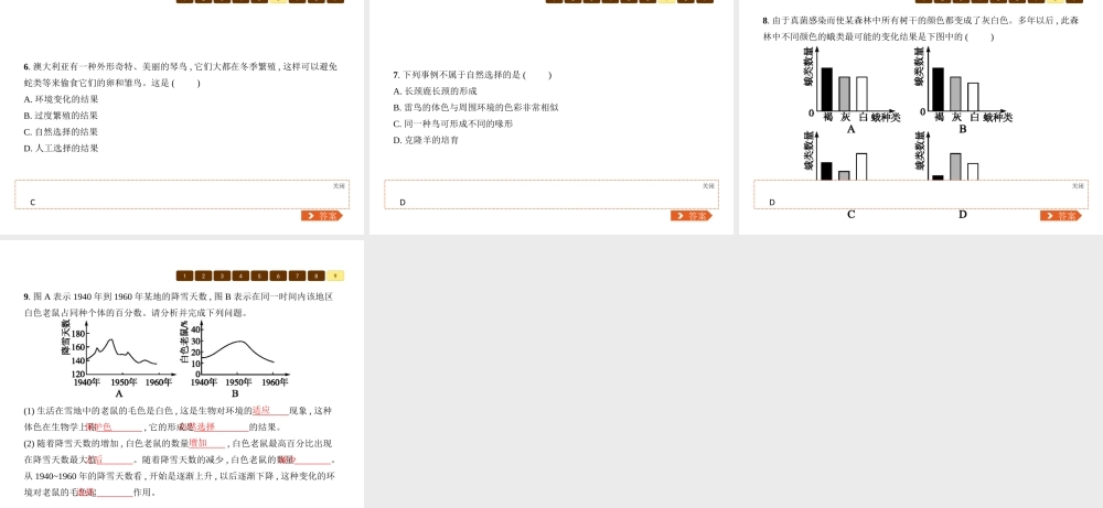 八年级生物下册 21.2生物的进化课件2 （新版）北师大版-（新版）北师大级下册生物课件