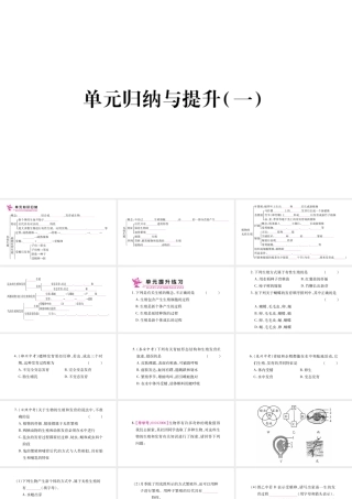 八年级生物下册 7.1 生物的生殖和发育单元归纳提升课件 （新版）新人教版-（新版）新人教版初中八年级下册生物课件