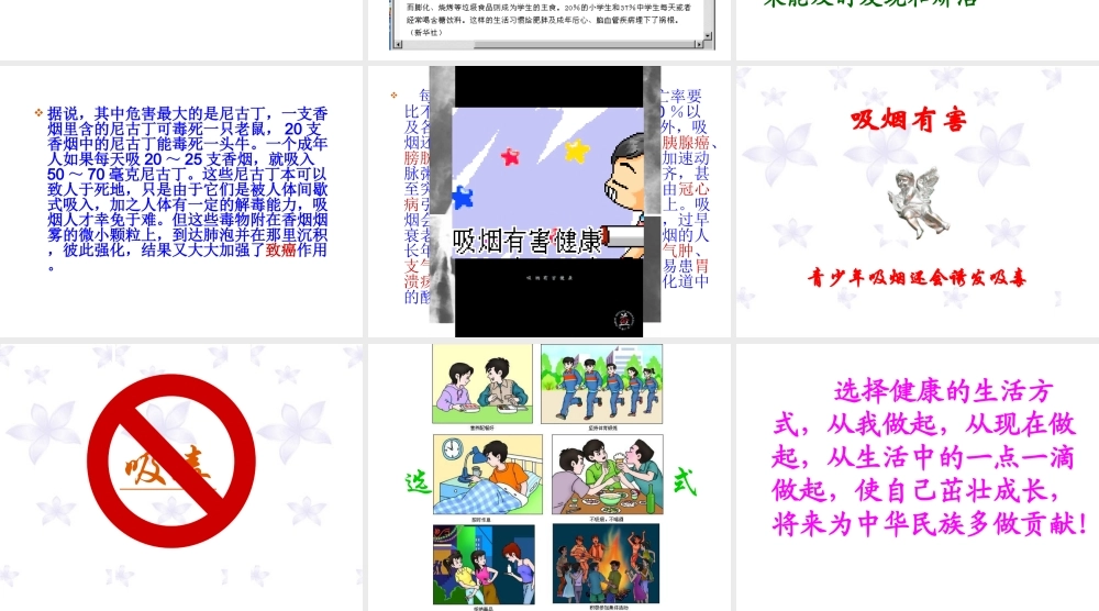 八年级生物下册 8.3.2选择健康的生活方式课件2 （新版）新人教版-（新版）新人教版初中八年级下册生物课件