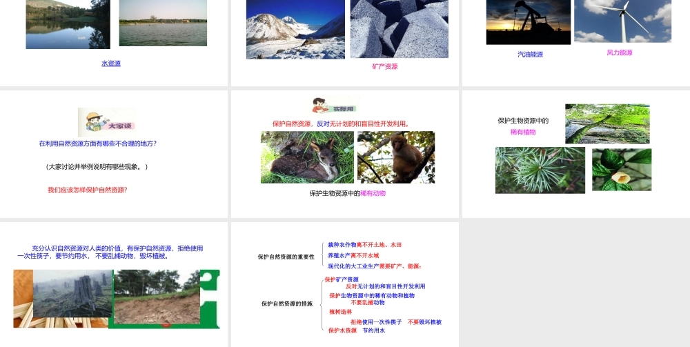 八年级生物下册 7.3.2 合理利用资源课件 （新版）冀教版-（新版）冀教版初中八年级下册生物课件