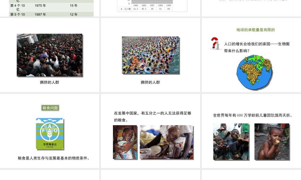 八年级生物下册 24.1《人口增长与计划生育》（第1课时）课件 （新版）北师大版-（新版）北师大版初中八年级下册生物课件