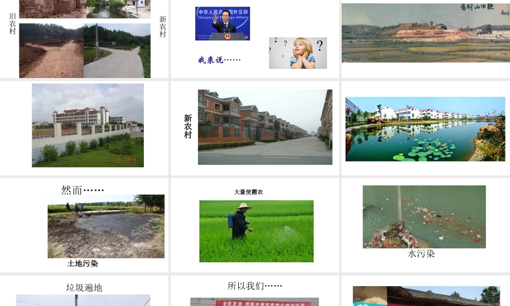 八年级生物下册 24.2 关注农村环境课件 （新版）北师大版-（新版）北师大版初中八年级下册生物课件