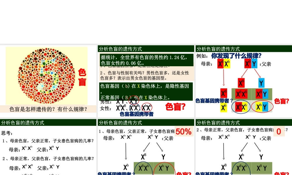 八年级生物下册 22.1 生物的遗传（第4课时）课件 （新版）苏科版-（新版）苏科版初中八年级下册生物课件