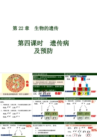 八年级生物下册 22.1 生物的遗传（第4课时）课件 （新版）苏科版-（新版）苏科级下册生物课件