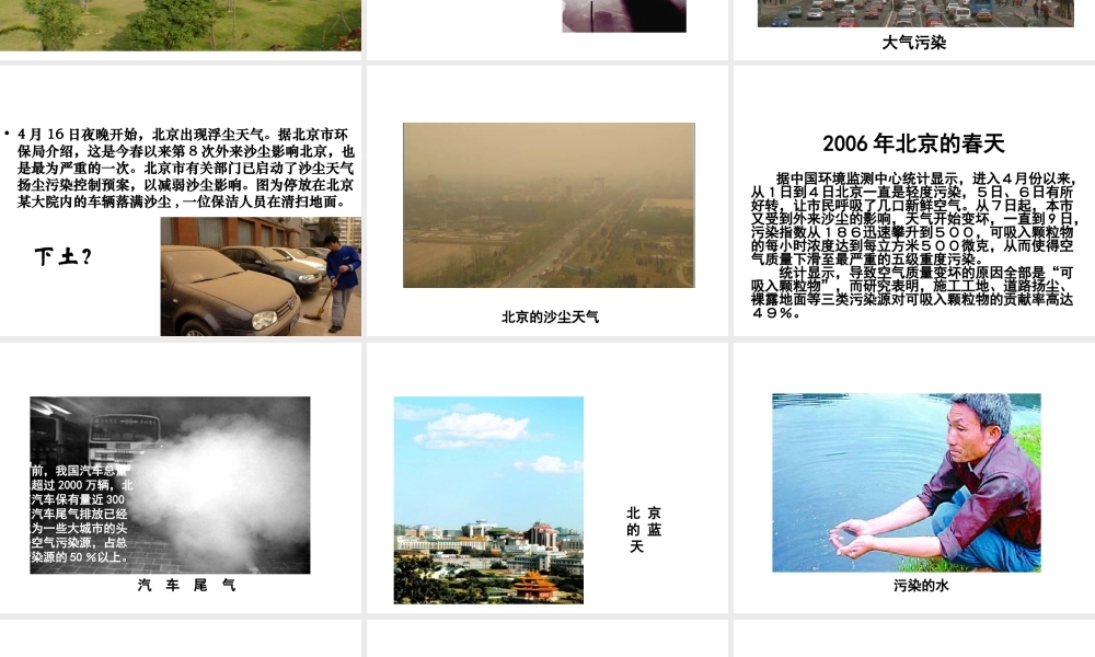 八年级生物下册 24.3 关注城市环境课件 北师大版-北师大版初中八年级下册生物课件