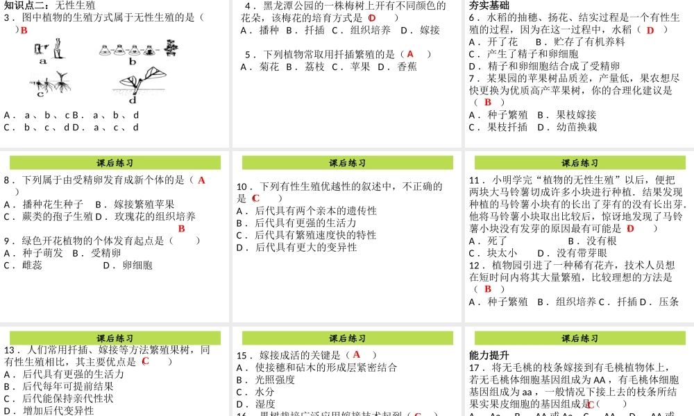 八年级生物下册 7.1.1植物的生殖课件 （新版）新人教版-（新版）新人教级下册生物课件