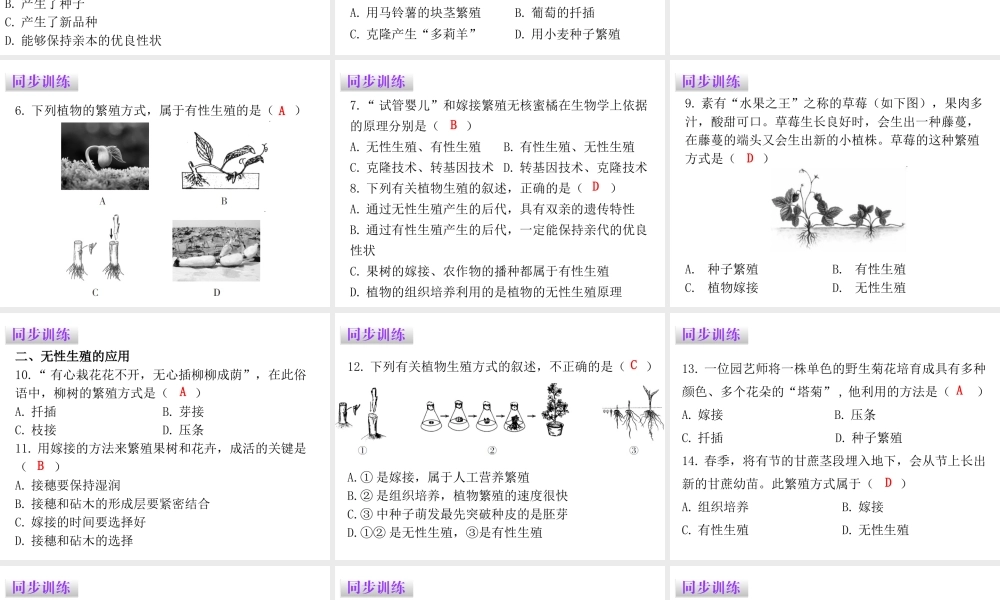 八年级生物下册 7.1.1植物的生殖课件（新版）新人教版-（新版）新人教级下册生物课件