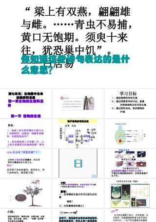 八年级生物下册 7.1.1植物的生殖课件1 （新版）新人教版-（新版）新人教版初中八年级下册生物课件