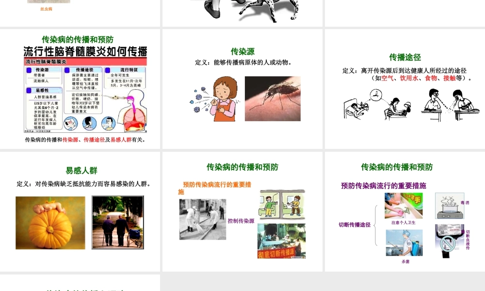 八年级生物下册 25.1 传染病课件2 （新版）苏教版-（新版）苏教级下册生物课件