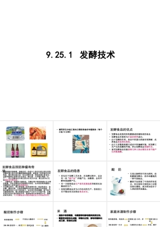 八年级生物下册 25.1《发酵技术》课件2 （新版）北师大版-（新版）北师大版初中八年级下册生物课件