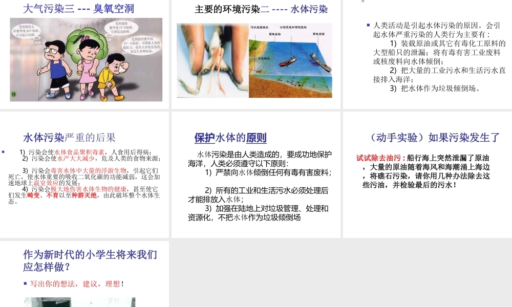 八年级生物下册 25.2《环境的污染与保护》课件 苏科版