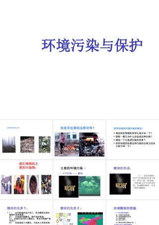 八年级生物下册 25.2《环境的污染与保护》课件 苏科版