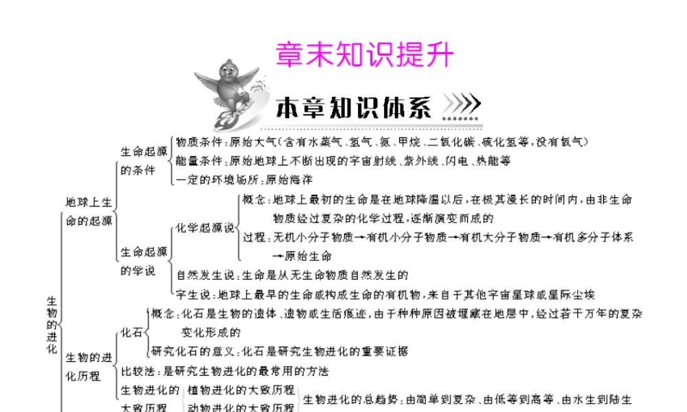 八年级生物下册 7.3《章末知识提升》配套课件 人教新课标版