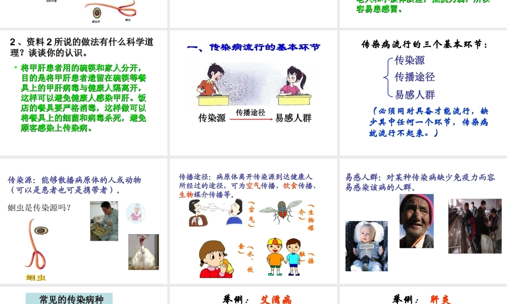 八年级生物下册 8.1.1 传染病及其预防课件 （新版）新人教版-（新版）新人教级下册生物课件