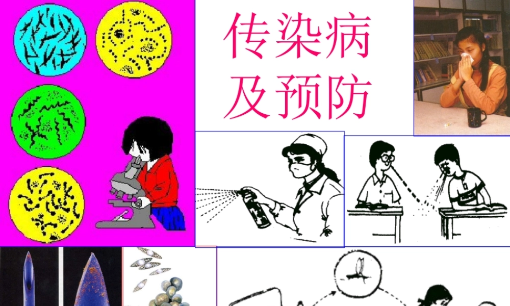 八年级生物下册 8.1.1 传染病及其预防课件2 新人教版