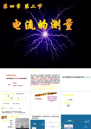 八年级科学上册 4.2 电流的测量课件1 浙教版-浙教版初中八年级上册自然科学课件