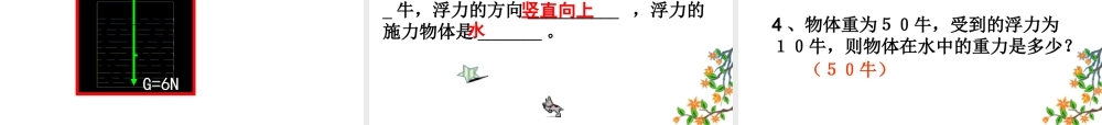 八年级科学上册 1.3 水的浮力课件1 浙教版-浙教版初中八年级上册自然科学课件