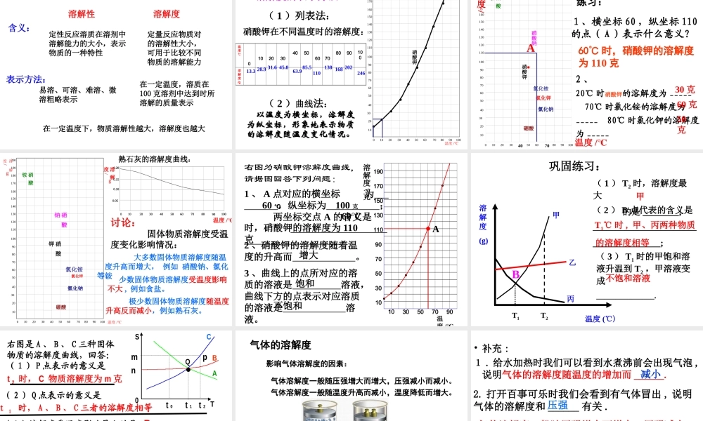 八年级科学上册 1.5 物质的溶解（第三课时）课件 浙教版
