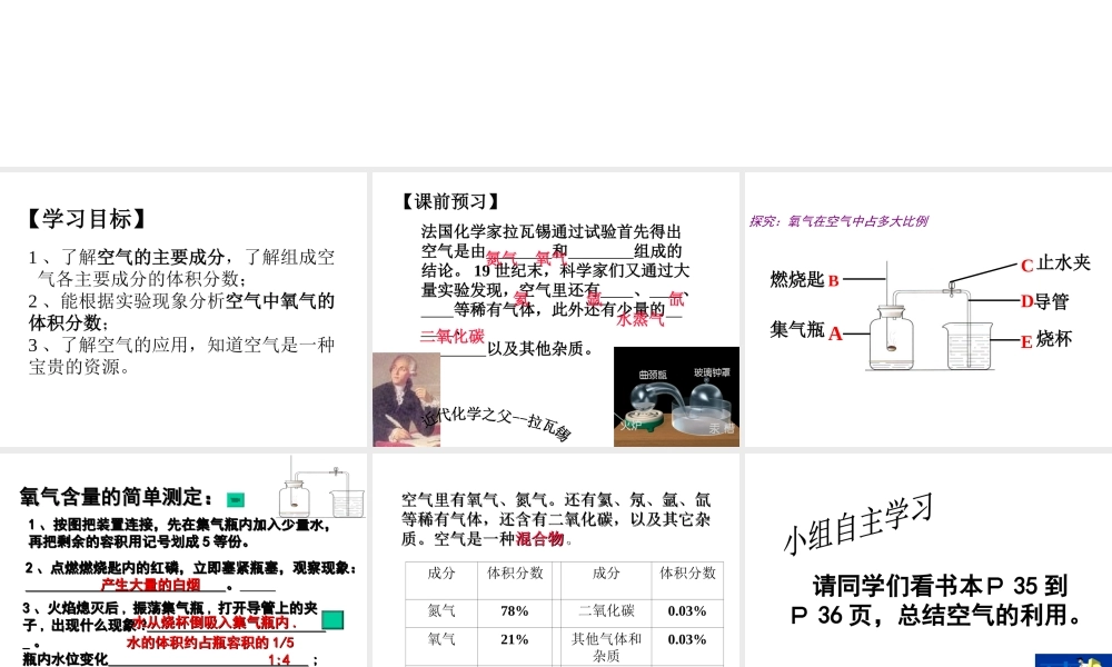 八年级科学上册 8.2.2.1 第二章 第一节-空气课件 浙教版