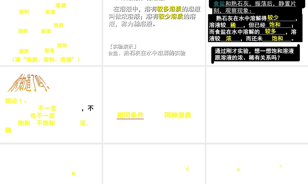 八年级科学上册 1.7物质在水中的溶解（1）课件 浙教版上册