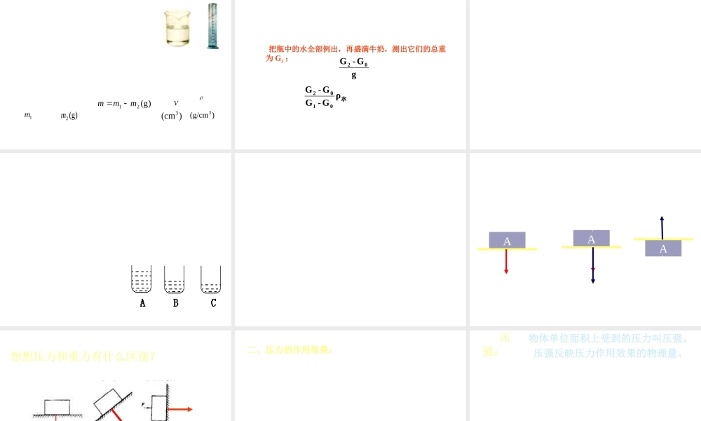 八年级科学上册 第1章 生活中的水 复习课件浙教版