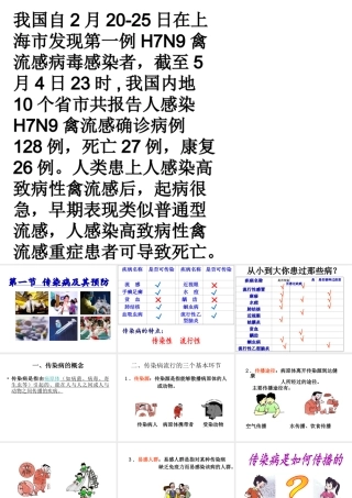 八年级生物下册 第八单元 第一章 第一节 传染病及其预防课件3 新人教版