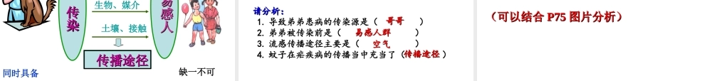 八年级生物下册 第八单元 第一章 第一节 传染病及预防教学课件 （新版）新人教版-（新版）新人教级下册生物课件