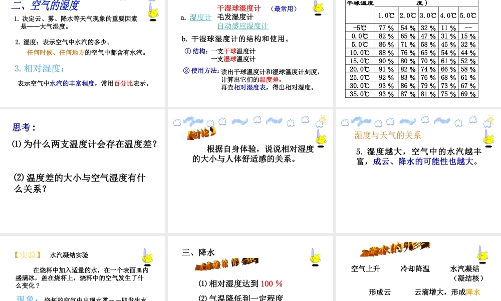 八年级科学上册 2.4 风和降水课件2 浙教版-浙教版初中八年级上册自然科学课件