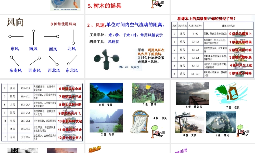 八年级科学上册 2.4 风和降水课件4 浙教版-浙教版初中八年级上册自然科学课件