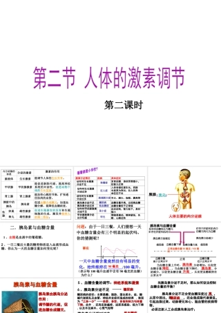 八年级科学上册 3.2 人体的激素调节（第二课时）课件 浙教版