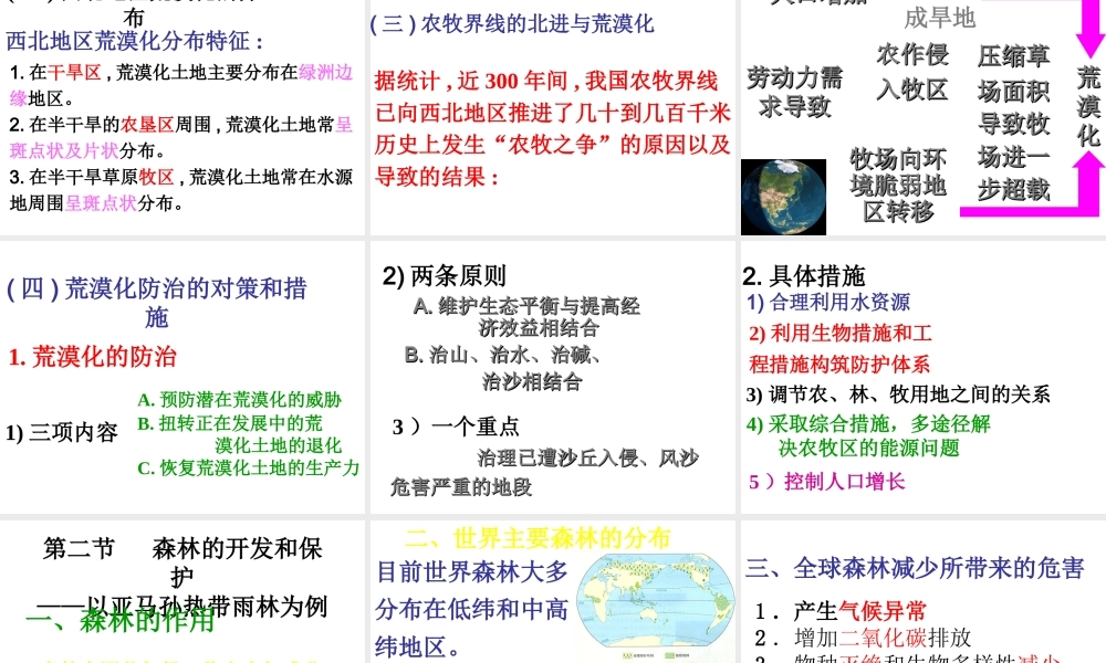 八年级生物下册 第9单元 保护人类与其他生物的公同家园 第26章 第4节《建设生态家园》课件2 （新版）苏科版-（新版）苏科版初中八年级下册生物课件