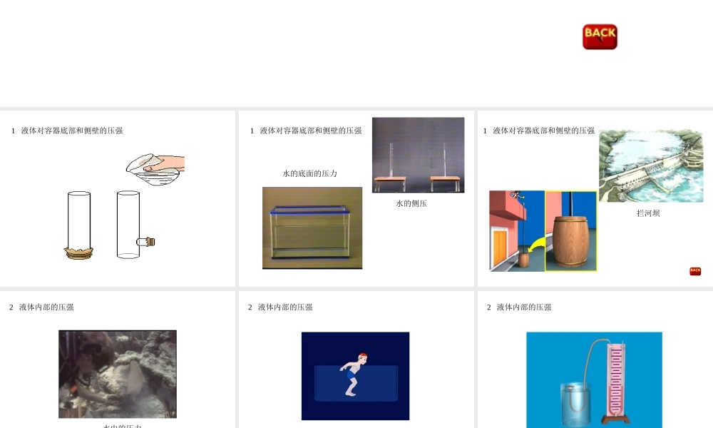 八年级科学上册 3.2液体内部的压强课件 华师大版