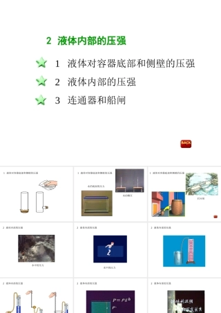 八年级科学上册 3.2液体内部的压强课件 华师大版