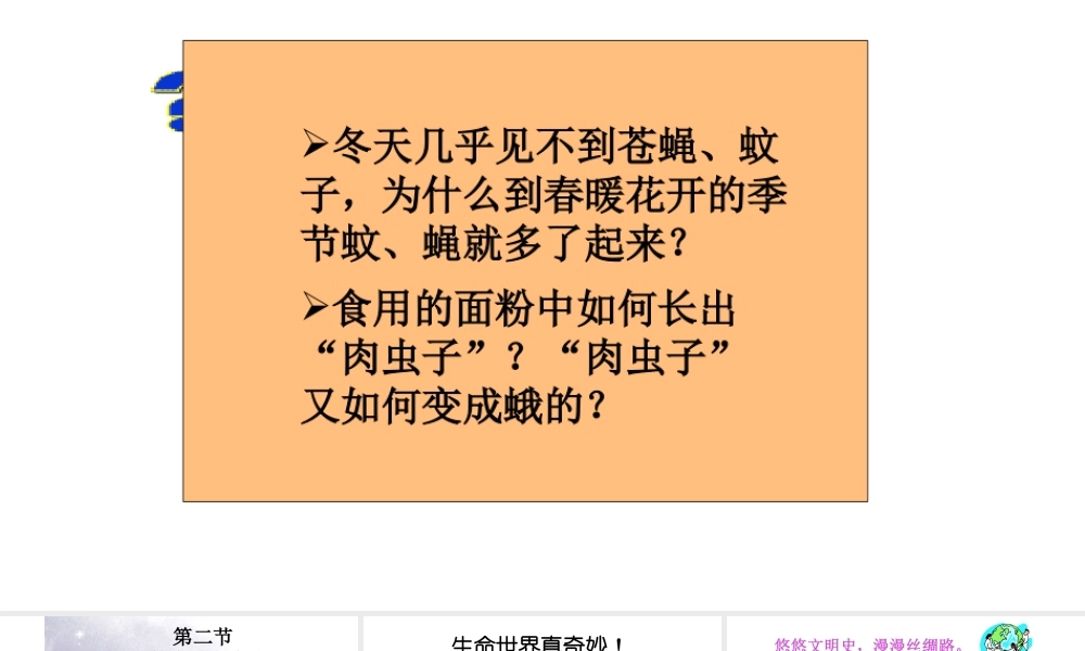 八年级生物下册 第7单元 第1章 第2节 昆虫的生殖和发肓课件 （新版）新人教版-（新版）新人教级下册生物课件