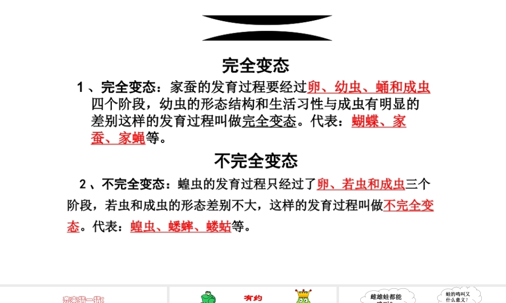 八年级生物下册 第7单元 第1章 第3节 两栖动物的生殖和发育课件 （新版）新人教版-（新版）新人教级下册生物课件