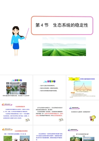 八年级生物下册 第23章 第4节《生态系统的稳定性》课件 北师大版