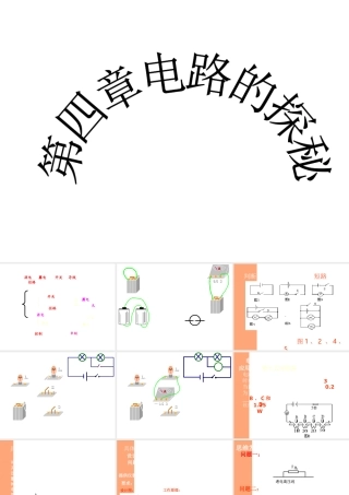 八年级科学上册 第4章 电路探密 复习课件浙教版