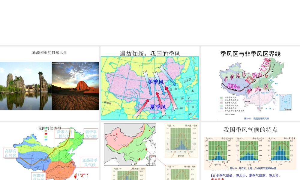 八年级科学上册 第2章 天气与气候 2.7《我国的气候特征与主要气象灾害》课件（3） 浙教版-浙教版初中八年级上册自然科学课件