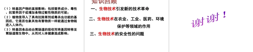 八年级生物下册 第二十四章 第二节 关注生物技术课件1 （新版）苏教版