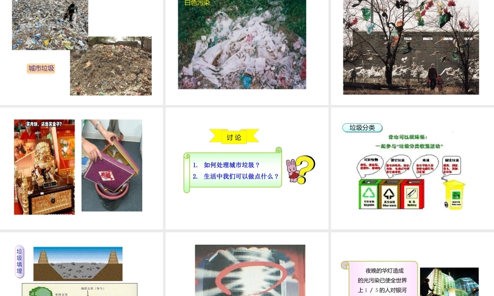 八年级生物下册 第24章 第3节《关注城市环境》课件 北师大版