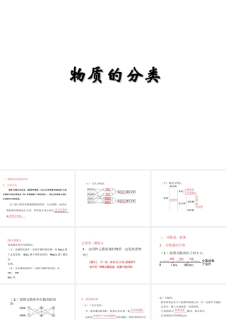 八年级科学上册 第6章 物质的构成 3《物质的分类》课件 （新版）华东师大版-（新版）华东师大版初中八年级上册自然科学课件