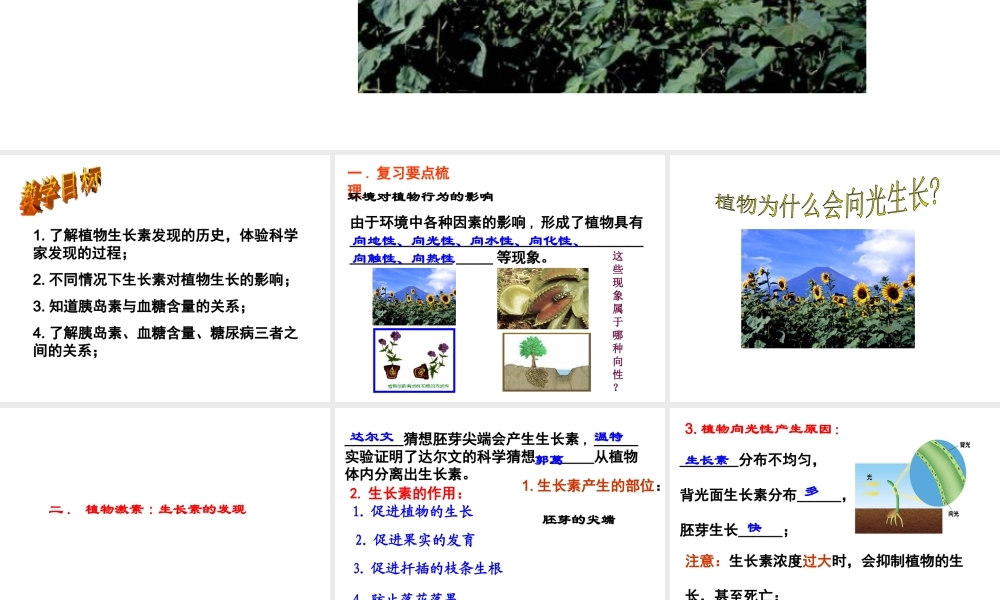 八年级科学上册 第二节神奇的激素（一） 课件 浙教版