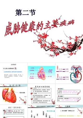 八年级生物下册 第二十五章 第二节 威胁健康的主要疾病课件2 （新版）苏教版