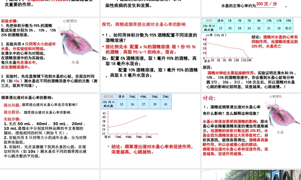 八年级生物下册 第八单元 第三章 第二节选择健康的生活方式课件2 （新版）新人教版