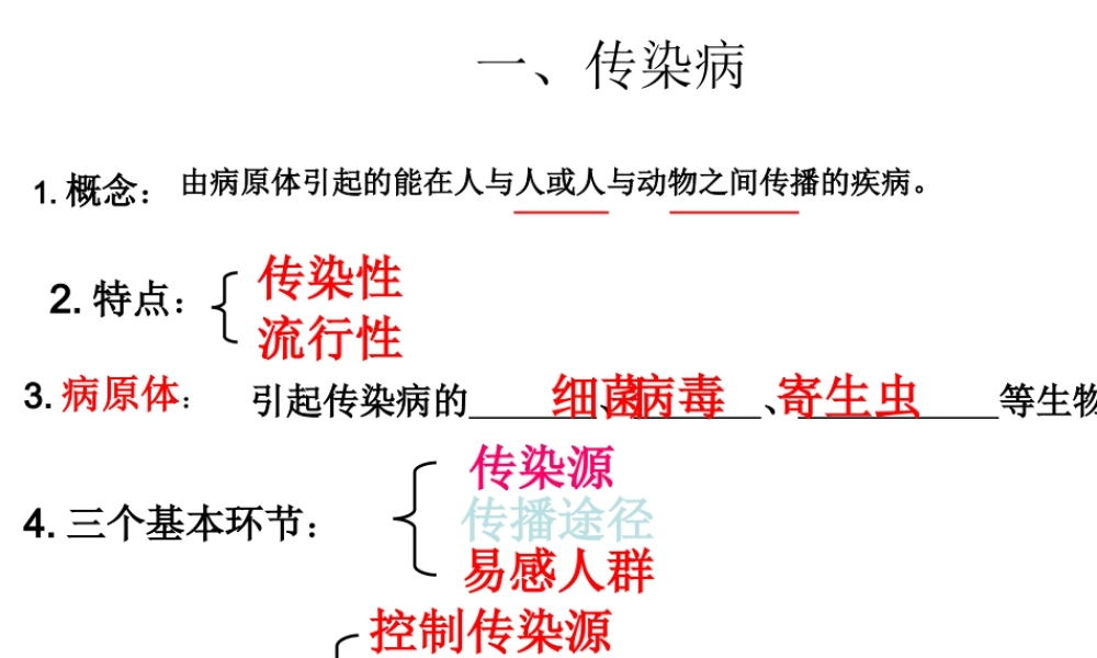 八年级生物下册 第八单元 第一章 第二节 免疫和计划免疫课件 （新版）新人教版-（新版）新人教级下册生物课件