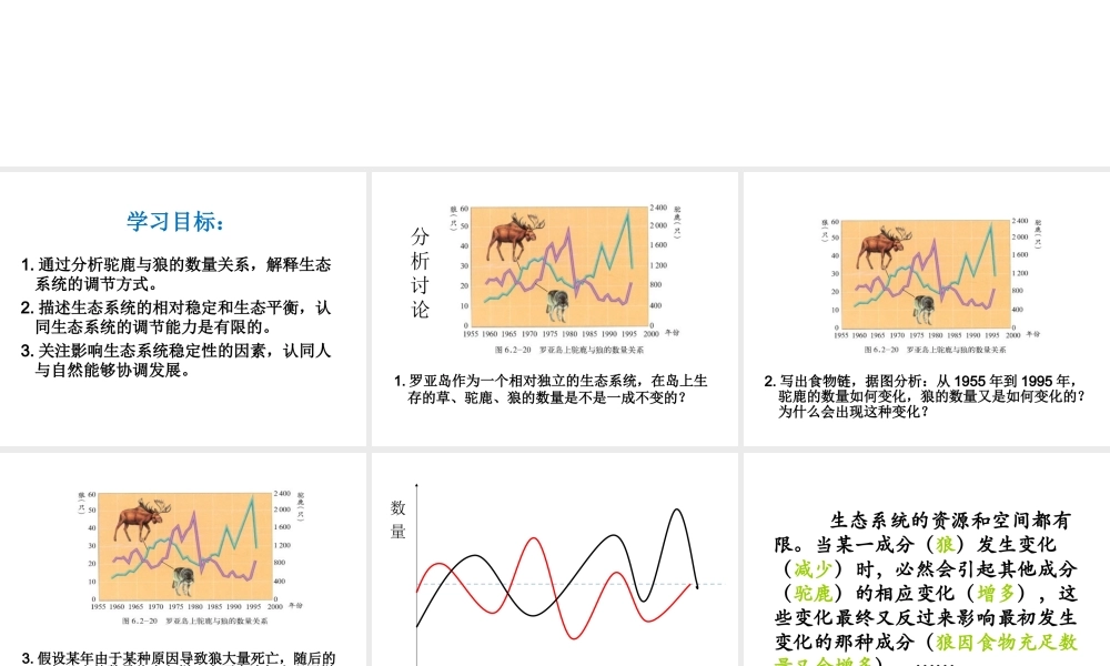 八年级生物下册 第六单元 第二章 第5节 生态系统的自我调节课件 （新版）济南版-（新版）济南版初中八年级下册生物课件